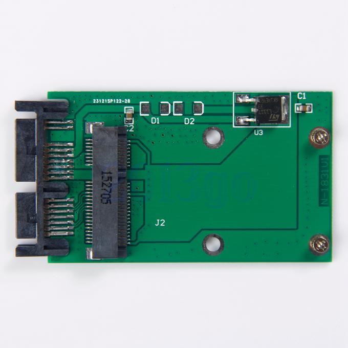 Mini PCIe PCI-e MSATA SSD Micro adaptateur SATA PCBA HG OEM Service FR4 Material