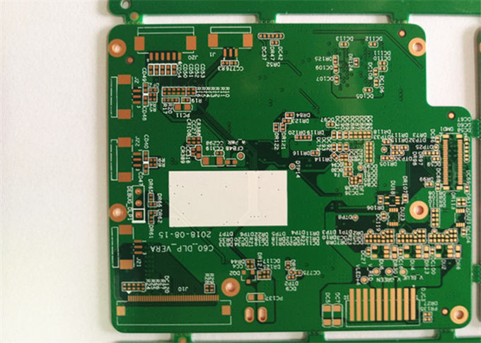 6L HDI Printed Circuit Board Lead Free 0.1mm Dril Holes FR4 Material