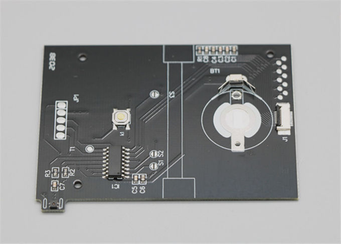 Printed Circuit Board Assembly FR4 6 Layer 1.6mm 1OZ Black Soldermask Flex PCB Boards