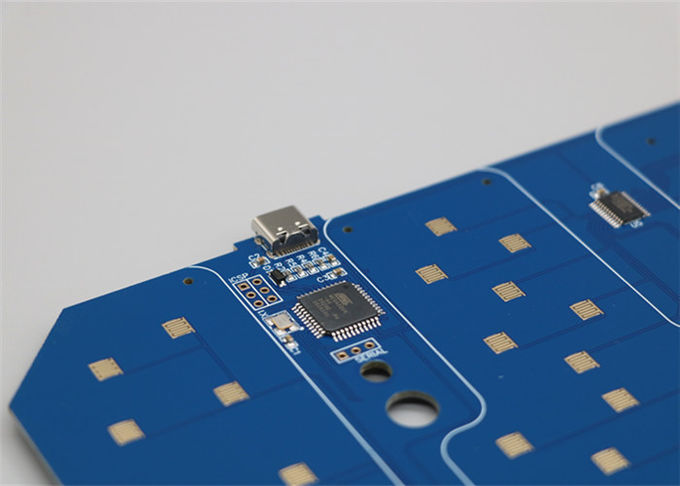 Blue Soldermask 1OZ 4 Layer pcb factory pcb assembly shenzhen printed circuit board manufacturers