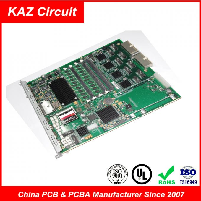 Industrial Control 4 Layer FR4 TG150 1oz ENIG 1-2U"Printed Circuit  Board