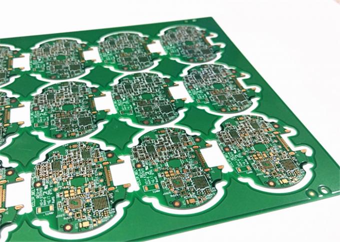 FR4 HDI PCB Printed Circuit Boards 6 Layers Green Soldermask 1.6MM Board Thickness