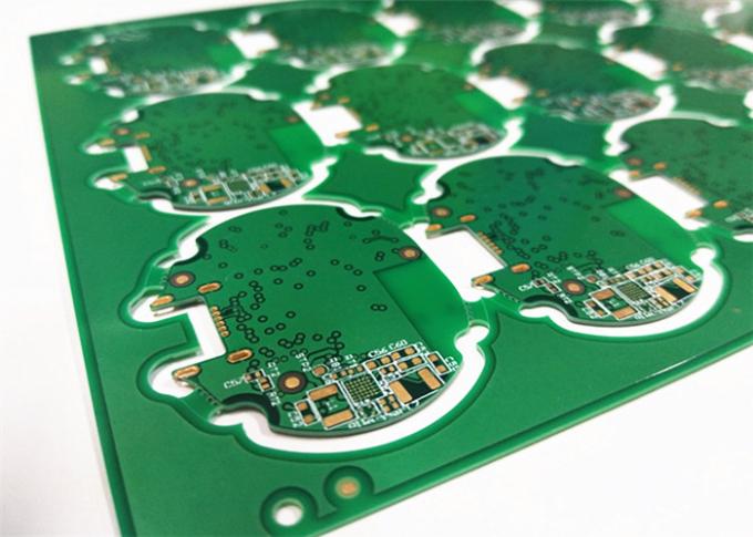 FR4 HDI PCB Printed Circuit Boards 6 Layers Green Soldermask 1.6MM Board Thickness