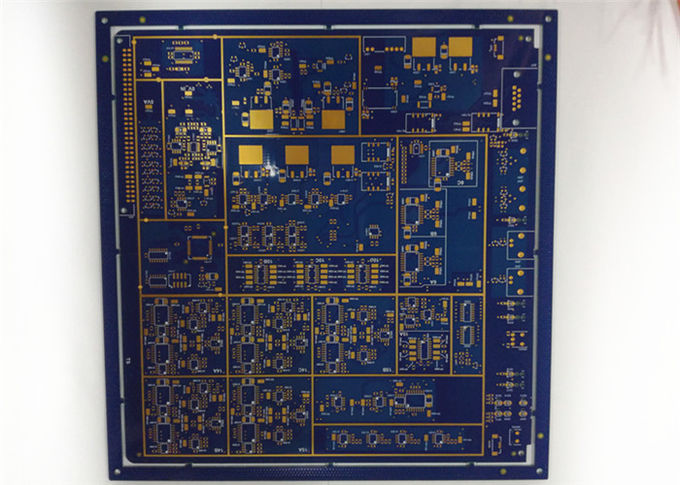 Durable Mulilayer HDI  HASL Blue Solder Mask White Silkscreen Printed Circuit Boards