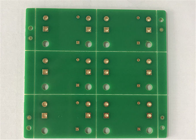 Double sided Industrial Control Print Circuit Board FR4 1 OZ HASL surface