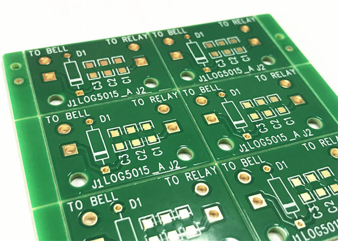 Double sided Industrial Control Print Circuit Board FR4 1 OZ HASL surface