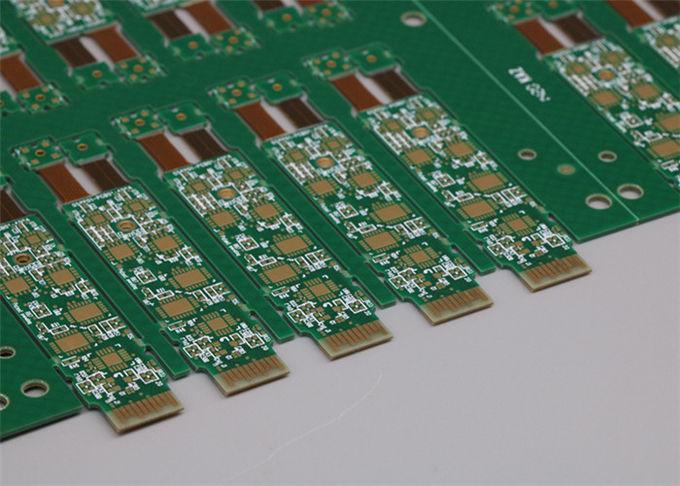 4L HDI Flex 1OZ FR4 Rigid Gold Finger Printed Circuit Boards