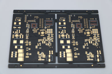 Black Soldermask ENIG Custom PCB Assembly HASL