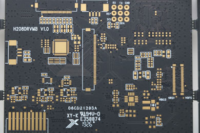 Black Soldermask ENIG Custom PCB Assembly HASL