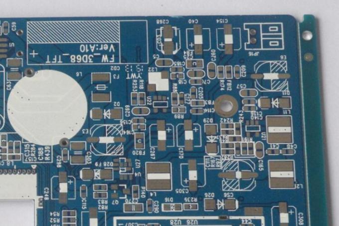 Multilayer PCB board manufacturer Blue soldmask white silkscreen