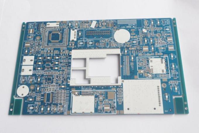 Multilayer PCB board manufacturer Blue soldmask white silkscreen