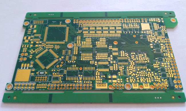 10 layers Multilayer PCB Board immersion gold ENIG 1u" green soldmask white silkscreen