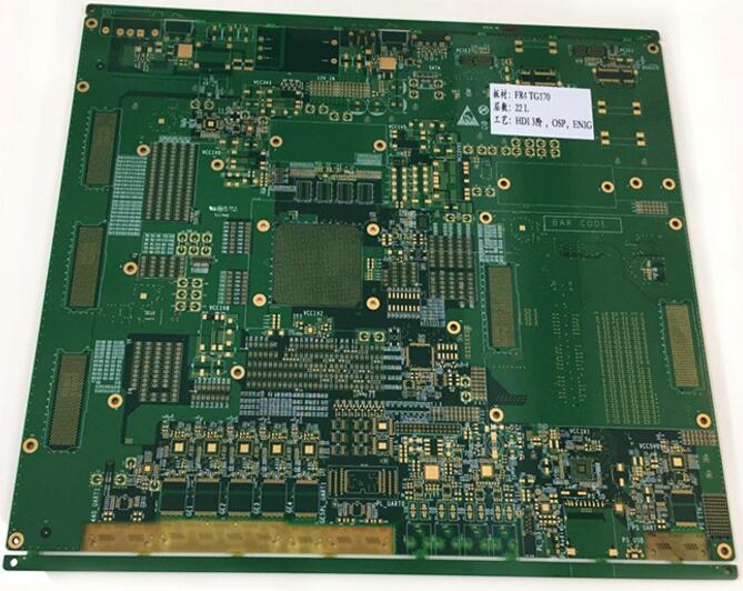 Rogers and FR4 Multilayer PCB Circuit Board Gold Plating Edge