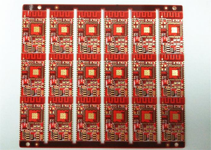 2-22 Layers Red Soldermask Immsion Gold  FR-4 PCB Printed Circuit Board