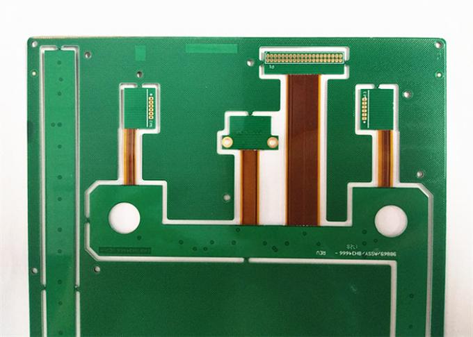 Drive Rigid Flex Board Green Soldermask ENIG / HASL Surface Multilayer PCB Board