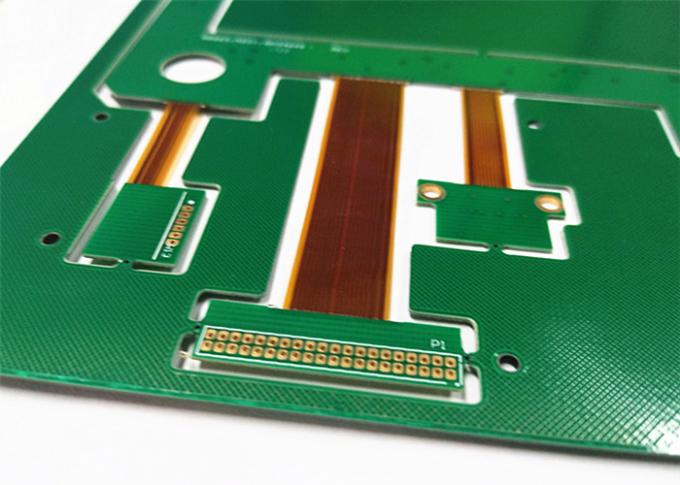 Drive Rigid Flex Board Green Soldermask ENIG / HASL Surface Multilayer PCB Board