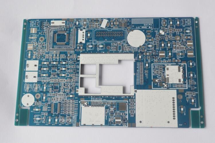 Производитель многослойных PCB - панелей Blue Soldmask Белая шелковая сетка