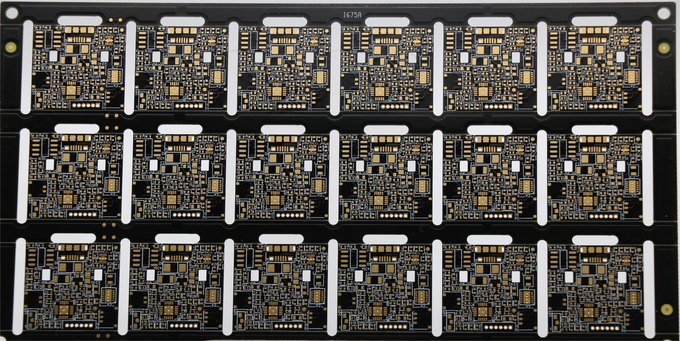 4 Layers 2 OZ FR4 printed Electronics Circuit Board ENIG Surface Black Soldmask Prototype pcb factory