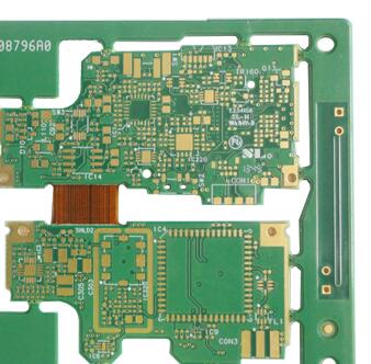 10 Layers Rigid Flex PCB Immersion Gold 1.32mm Thickness