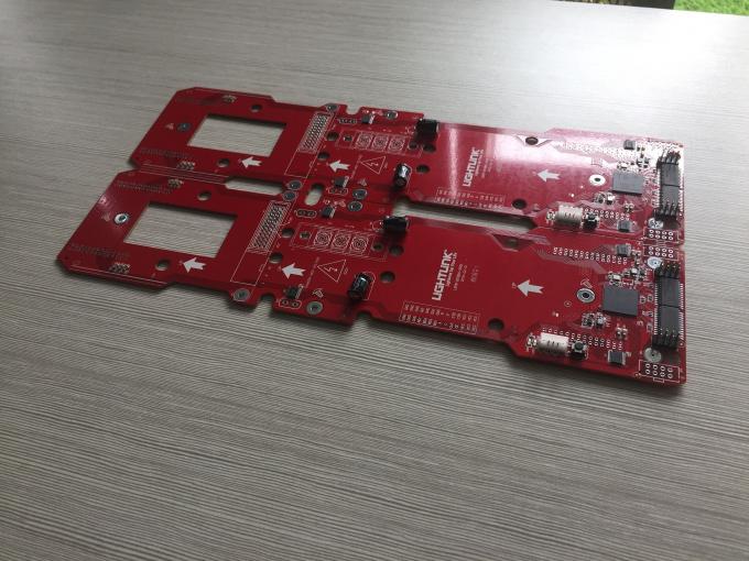 Red Soldermask HASL UL 94V0 FR4 PCB Assembly