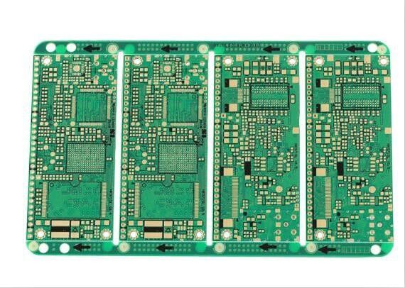 FR4绿色铝合金汽车GPS PCB 1oz铜质电子PCB总成