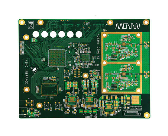 FR4 6 Layers With HASL/ENIG 2OZ Customized BGA Blind Via PCB Copper multilayer pcb