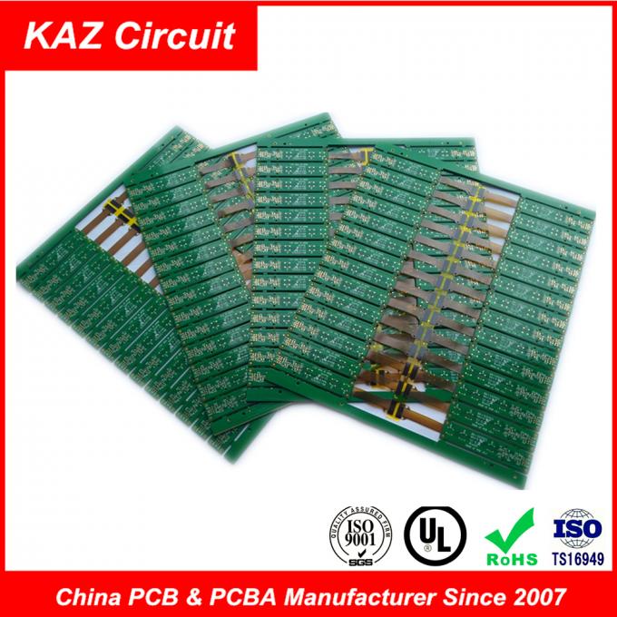 2 Layer FR-4 PI ENIG Rigid Flex Circuit Board 1.6mm 1oz Copper Printed Circuit Board PCB