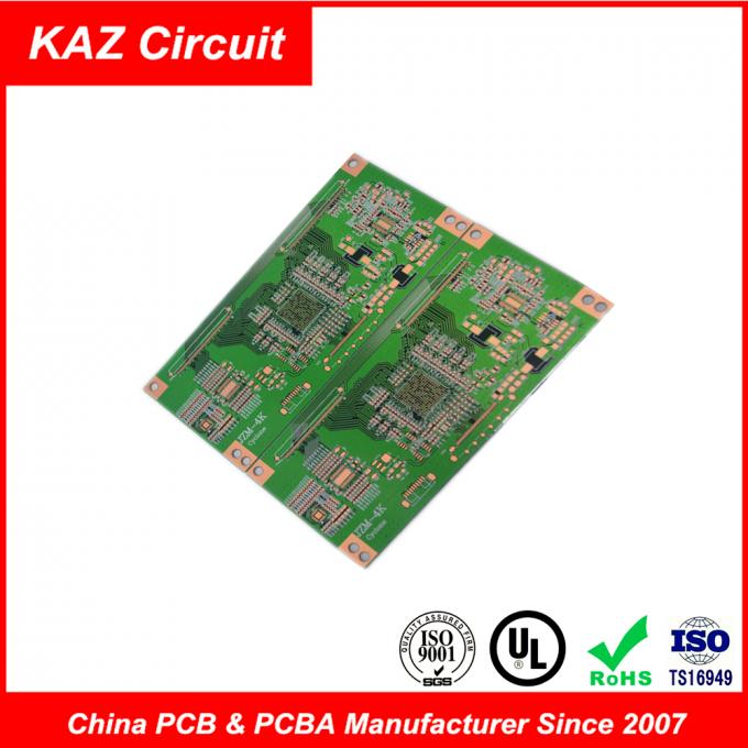 Electronic 6 Layers 1.6mm FR4 1oz Tg150 OSP Green Pcb Board