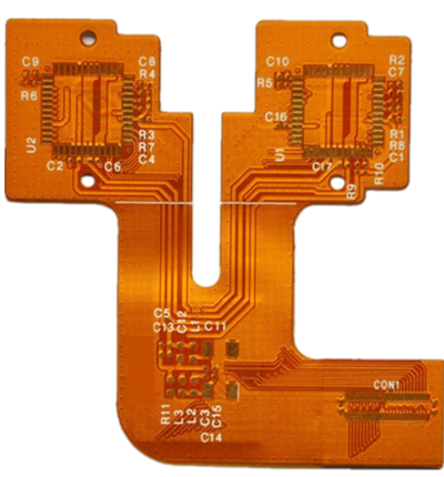 1 layer Single side FPC flexible PCB 0.1mm board thickness