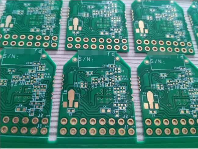 1.0mm Thickness 0.5z Copper Green Somdask 2 Layers PCB Printed Circuit Board