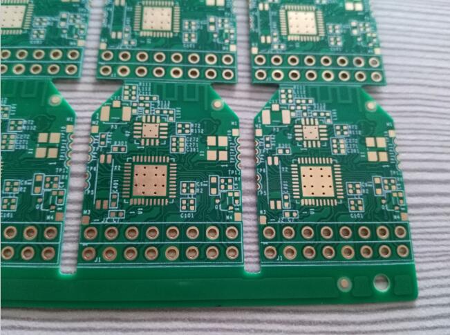 1.0mm Thickness 0.5z Copper Green Somdask 2 Layers PCB Printed Circuit Board