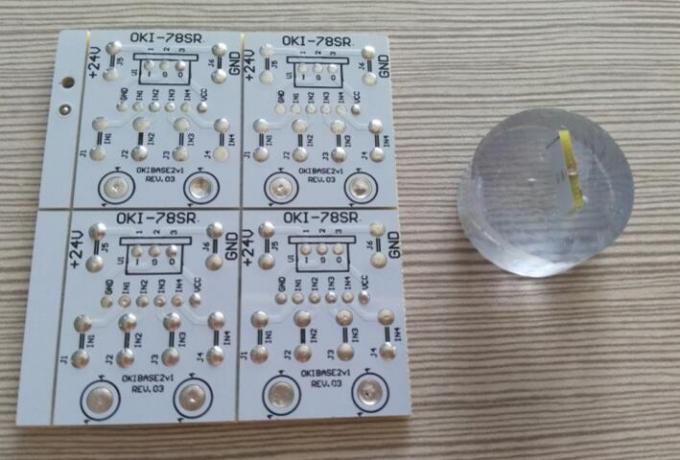 1oz Copper Thickness White Soldmask HASL Surface PCB Printed Circuit Board