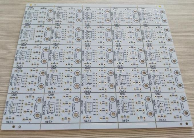 1oz Copper Thickness White Soldmask HASL Surface PCB Printed Circuit Board