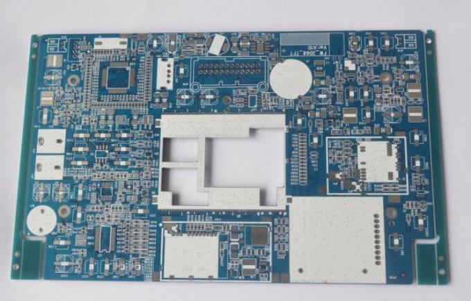 1.6mm Thickness HASL LF Surface Blue Soldmask Electronic Printed Circuit Board