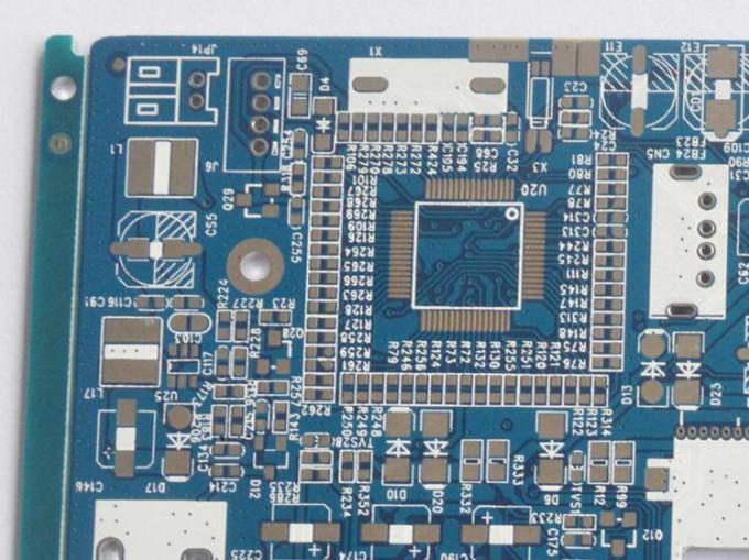 1.6mm Thickness HASL LF Surface Blue Soldmask Electronic Printed Circuit Board