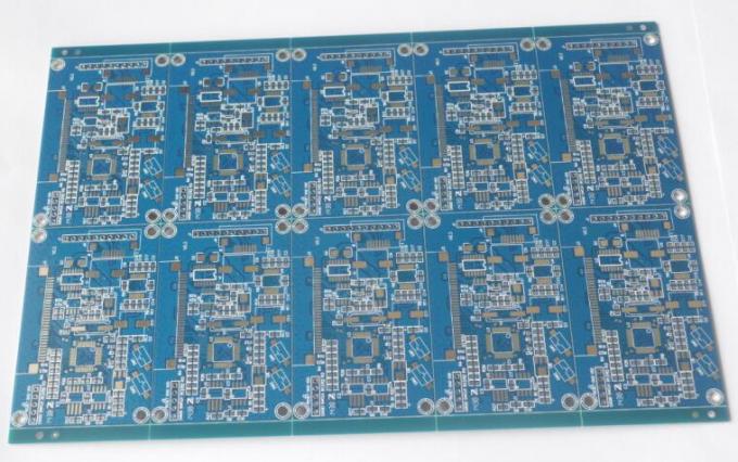 Blue Soldmask HASL Lead Free Double Sided FR4 Electronic Printed Circuit Board