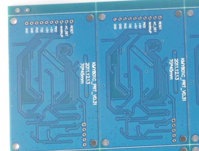 Blue Soldmask HASL Lead Free Double Sided FR4 Electronic Printed Circuit Board