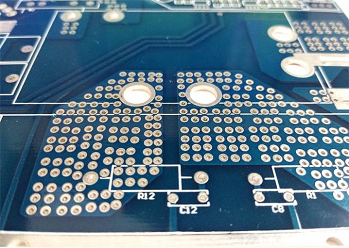 Flex Blue Soldermask  Immersion Gold Electronics Circuit Board  PCB Prototype