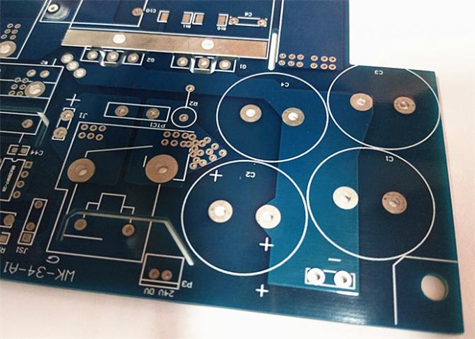 Flex Blue Soldermask  Immersion Gold Electronics Circuit Board  PCB Prototype